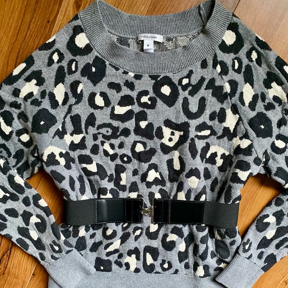 80's🌷Vintage Stretch Waist Belt black with silver buckle - Picture 3 of 5